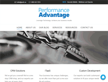 Tablet Screenshot of performanceadvantage.ca